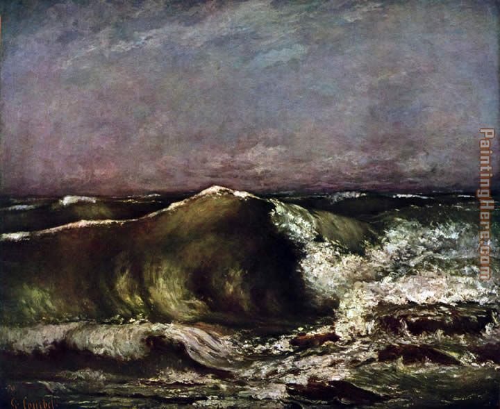 Gustave Courbet The wave
